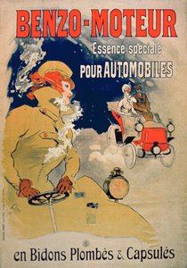 「Benzo-Moteur」モーター広告、特に自動車用のポスター、1901（カラーリソ）。